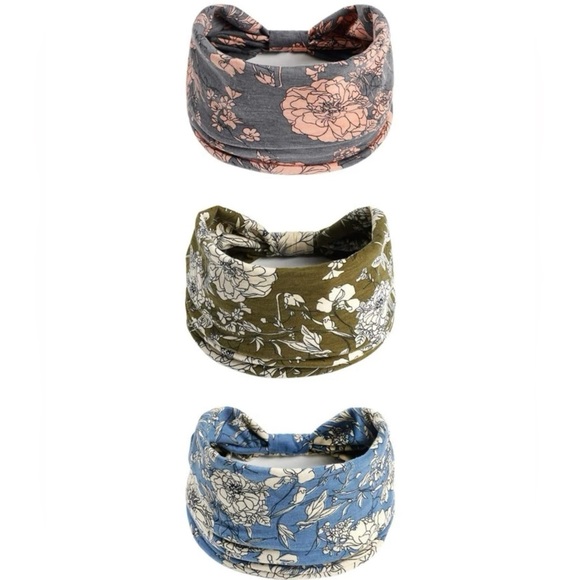 Women Floral Print Casual Hair Band, For Decoration - Picture 2 of 5